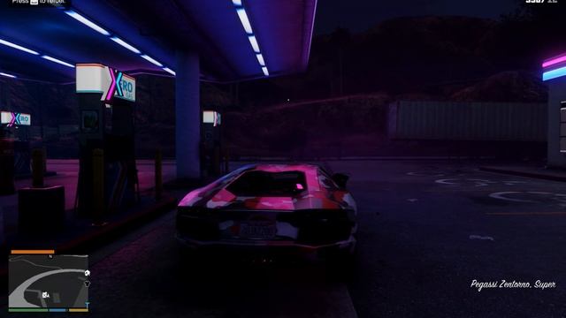 GTA 5 - Ultra graphics with fastest LAMBORGHINI AVENTADOR | NATURAL VISION EVOLVED смотреть онлайн