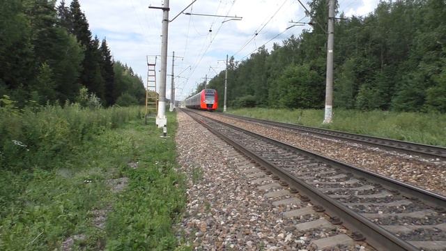 Электропоезд ЭС1-028 "Ласточка" Смоленск - Москва смотреть онлайн