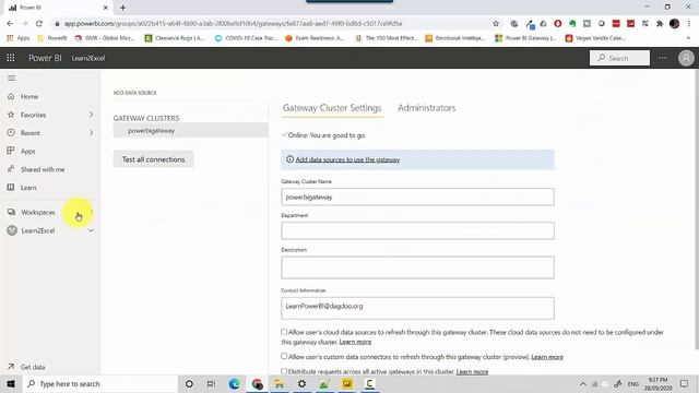 Python script as data source does not work on Power BI Service смотреть онлайн