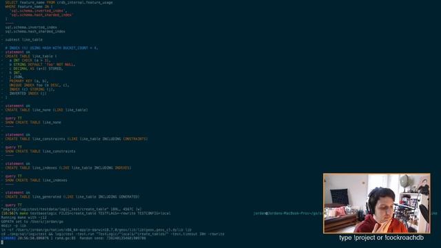 LARGE DATA BANK episode 5: CockroachDB hacking and stuff смотреть онлайн