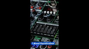 Depusheng PA8/12/16  Audio Mixer Soundboard Console 8 Channel Bluetooth  Built-in 99 Reverb Effect