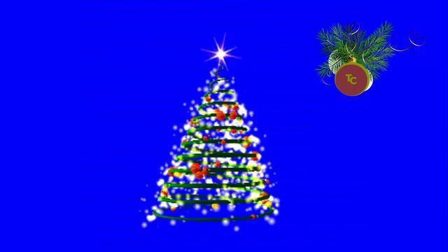 Елочка. С новым годом! Футажи Хромакей Анимация смотреть онлайн