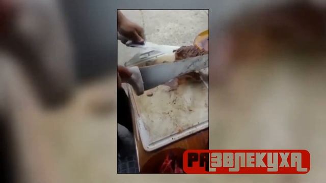 Режем мясо острым ножиком смотреть онлайн