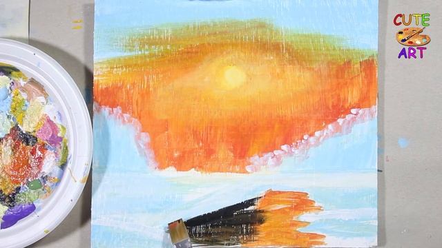 Как нарисовать МОРОЗНОЕ УТРО смотреть онлайн