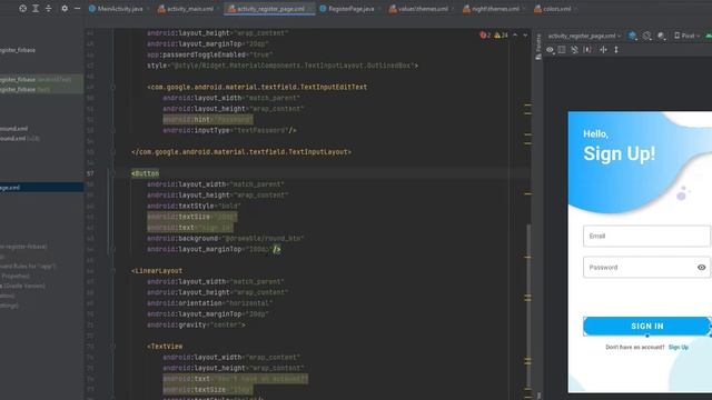 Login and Register app using Firebase in Android Studio 2023 смотреть онлайн