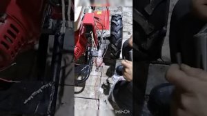 установка светодиодной фары на мотоблок