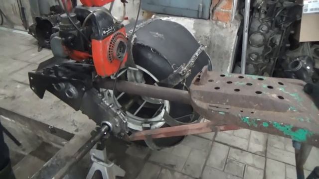 Собираем ЛЮТОГО _Крота_,мотокультиватор с зимней приставкой. смотреть онлайн