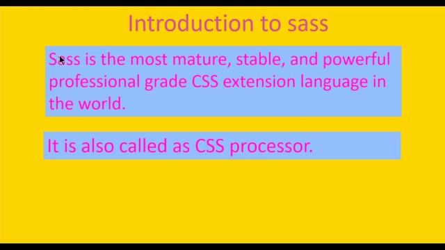 Sass tutorial for beginners #1 : Introduction to Sass | in hindi. смотреть онлайн