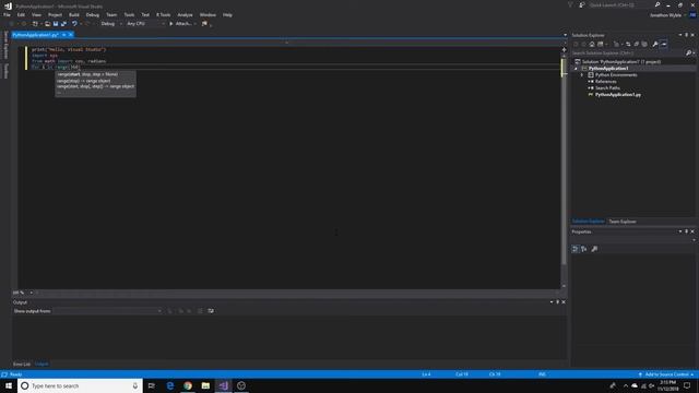 How to Create Basic Python Programs in Microsoft Visual Studio смотреть онлайн