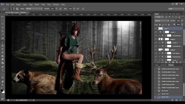 Artemis - Speed art ( #Photoshop CS6 ) | CreativeStation смотреть онлайн