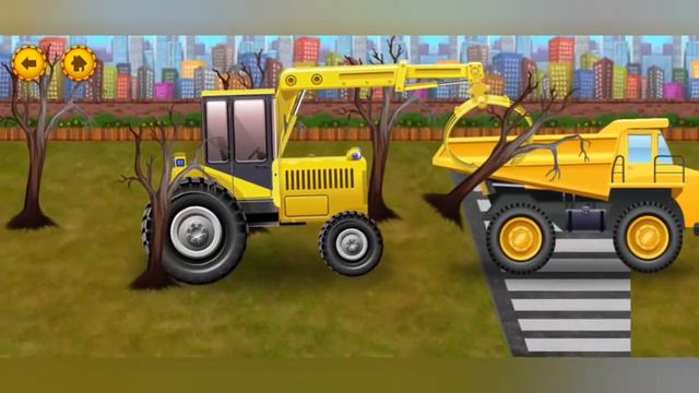 мультфильм про машинки строим здание игра детская смотреть онлайн
