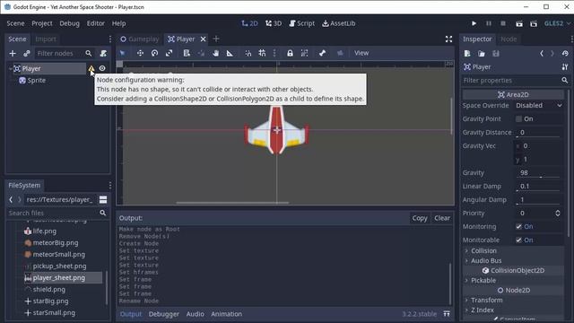[3] Let's Make a Godot Space Shooter: Starting the Player смотреть онлайн