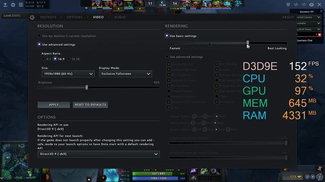 GeForce GT 1030 -- AMD Ryzen 5 2600 -- Dota 2 FPS Test DX9 смотреть онлайн