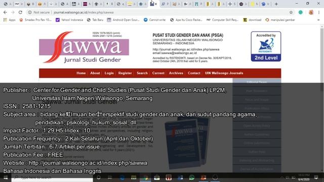 24 DAFTAR JURNAL TERAKREDITASI SINTA 2 GRATIS 2020 (PART 2) смотреть онлайн