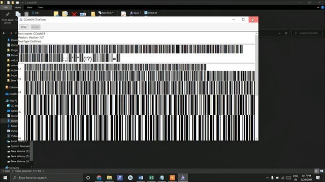 How to create BR and QR code in ms office | Add QR and BR code font in your pc |Computer Update Gya смотреть онлайн