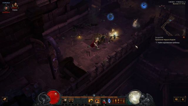 Diablo III: Reaper of Souls. Часть 2 (Босс Леорик) смотреть онлайн