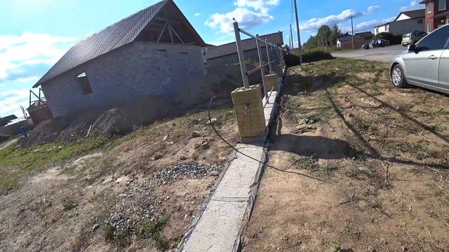 Процесс строительства забора смотреть онлайн
