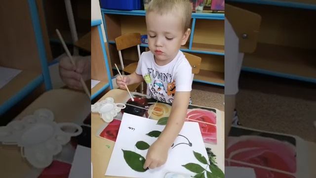 Аппликация из природного материала "Ёжик" (группа раннего возраста и первая младшая группа). смотреть онлайн