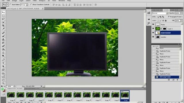 Adobe Photoshop CS5 -Creating Animation смотреть онлайн