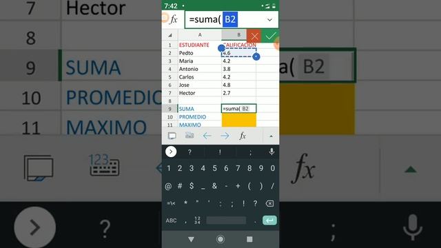 operaciones basicas y funciones excel celular смотреть онлайн