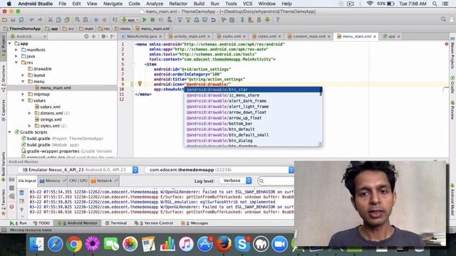 Learn how to add Action Items to the Action Bar смотреть онлайн