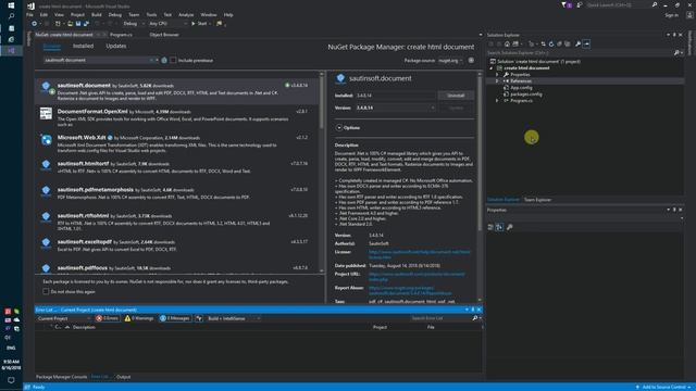 Как программно создать HTML документ с помощью языка С# и .Net смотреть онлайн