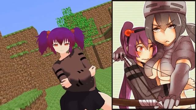 Minecraft Girls Art! смотреть онлайн