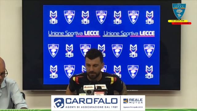 U.S. Lecce: Conferenza Stampa Cesare Bovo смотреть онлайн