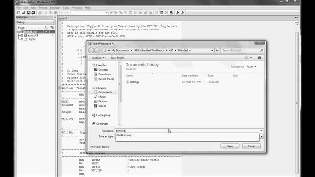 MSP430 Assembly IAR Workbench on TI Launchpad смотреть онлайн