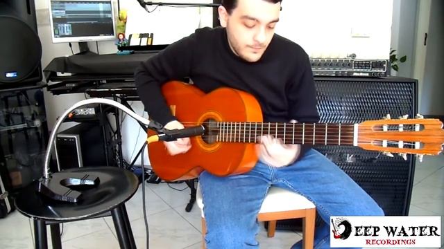 Jamming over a flamenco BT with a 1973 classical guitar смотреть онлайн