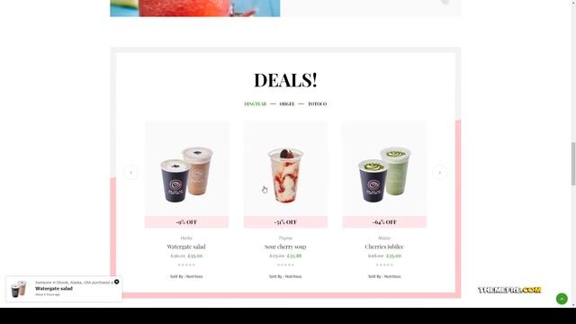 Miku - Vitamin Juice Organic food WooCommerce Theme смотреть онлайн