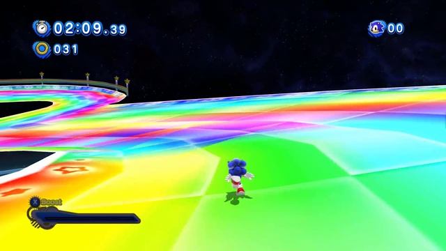 Sonic Generations - Rainbow Road Medley - Walkthrough смотреть онлайн