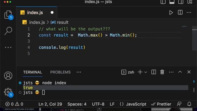 Is JavaScript weird? Math.max() vs Math.min() compare смотреть онлайн
