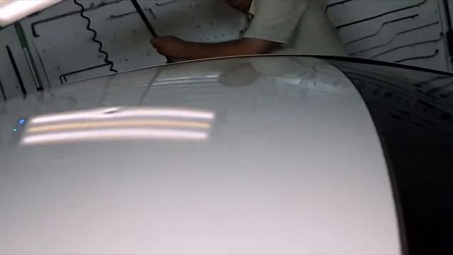 PDR roof repair Hyundai Sonata part 2 - PDR Соната ремонт крыши часть 2 смотреть онлайн