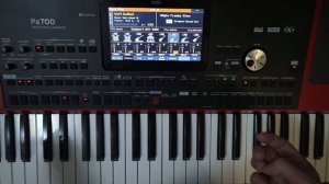 Korg PA 700  Сеты, стили сохранение
