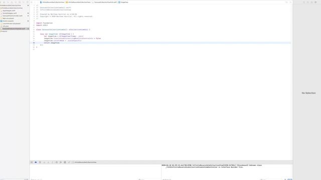 Infinite And Reversible Scrolling CollectionView In Swift!