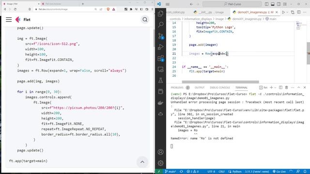 Flet Curso: 146 Mostrar Imágenes en una Página con el Componente Image смотреть онлайн