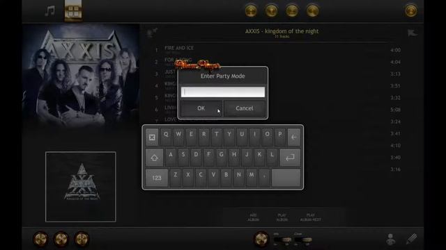 Album Player V6 GoldTop Skin Party Mode