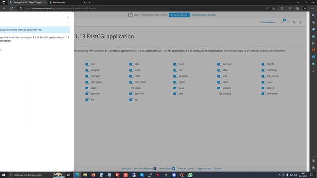 Plesk panel php 8.1 tek tıkla ioncube kurulumu смотреть онлайн
