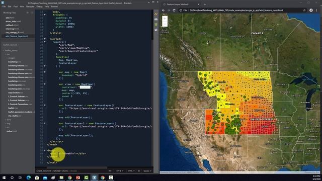 ArcGIS API for JavaScipt: Map, MapViews, and adding Data смотреть онлайн