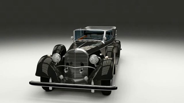 Mercedes 770K Staff Car HDRI смотреть онлайн