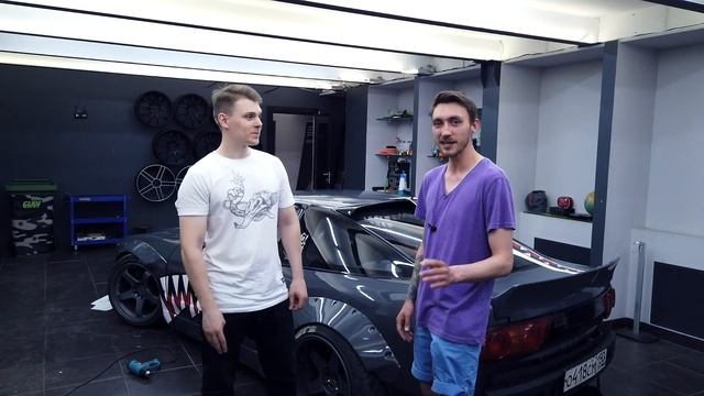 Оклейка Nissan 200SX смотреть онлайн