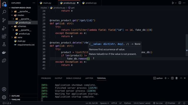 CRUD FastAPI con Redis | Python смотреть онлайн