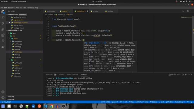 Live Data in Django using Django Channels смотреть онлайн