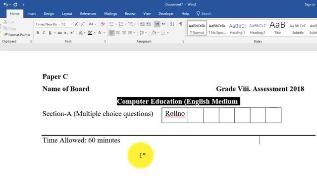 How to Create multiple choice question paper in ms word 2016 смотреть онлайн