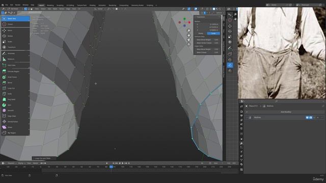 Creating a Hero Weapon for Games - Часть 36 - Pant Retopo and Sculpting смотреть онлайн