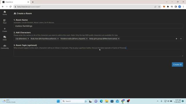 Create a group chat on Character.AI: How to Create a Group Chat on Character.AI? смотреть онлайн