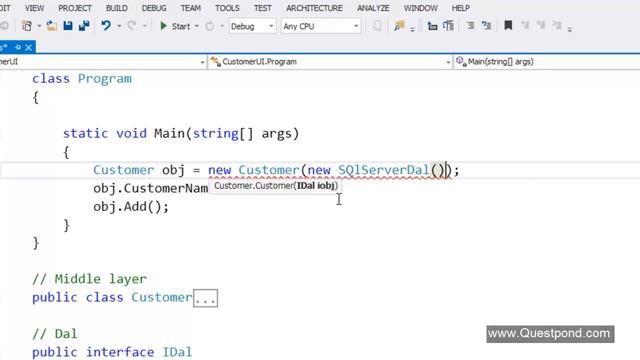 Dependency Injection using Microsoft Unity Application block ( DI IOC) - 30 minutes training смотреть онлайн