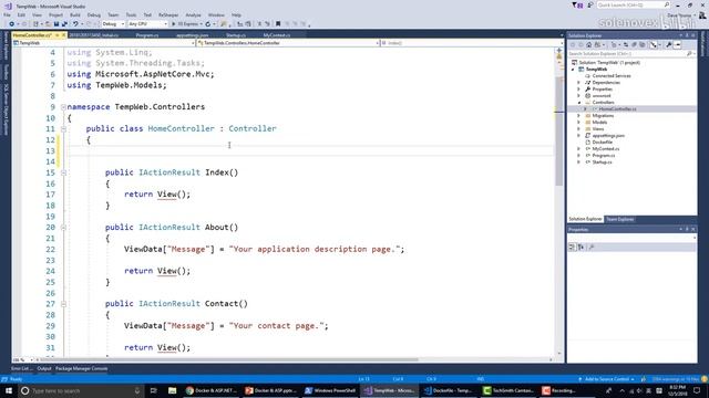 13 Docker and ASP NET Core A5 Docker Compose смотреть онлайн