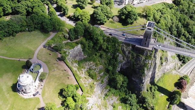 Clifton Suspension Bridge - Clifton Observatory |1080p| DJI Mavic Air Amazing Drone Footage Bristol смотреть онлайн